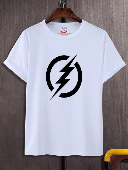 unisex white graphic printed t-shirt - 20825041 - Standard Image - 0