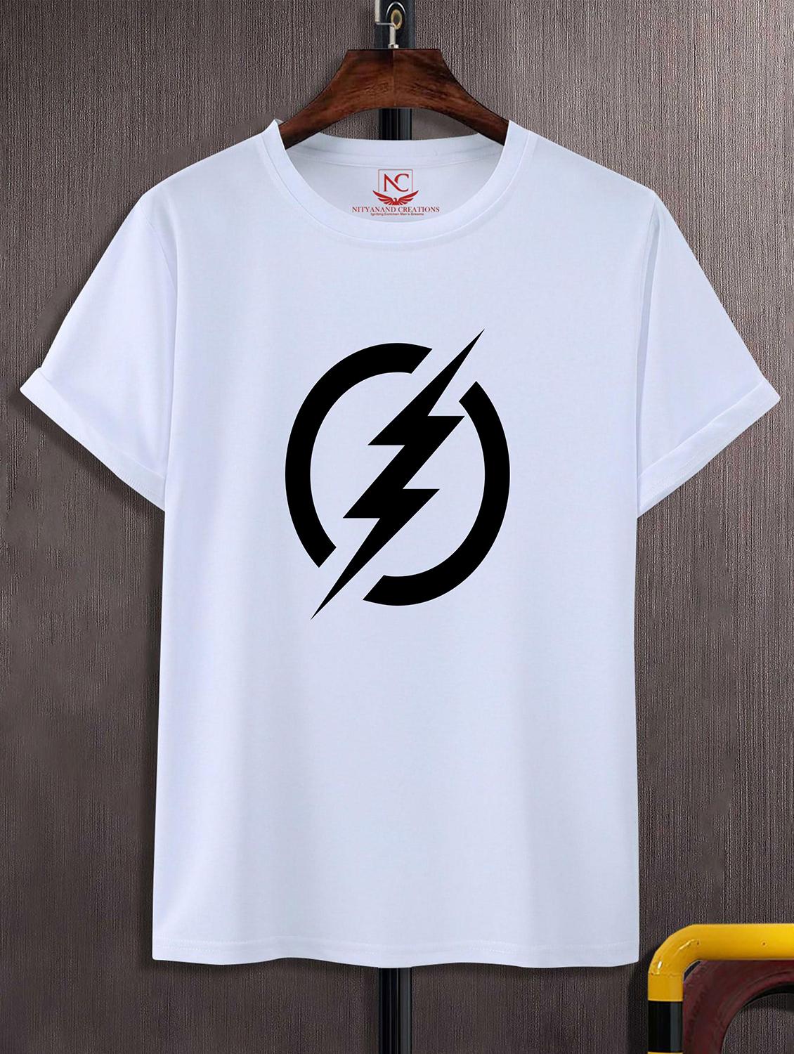 unisex white graphic printed t-shirt - 20825041 - Zoom Image - 0
