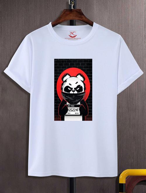 unisex white graphic printed t-shirt - 20825042 -  Standard Image - 0