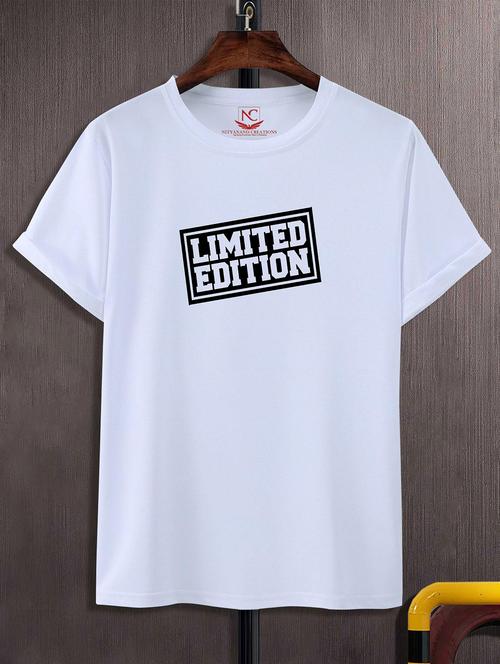 unisex white graphic printed t-shirt - 20825046 -  Standard Image - 0