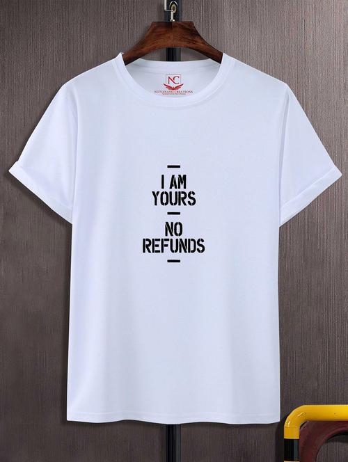unisex white graphic printed t-shirt - 20825047 -  Standard Image - 0