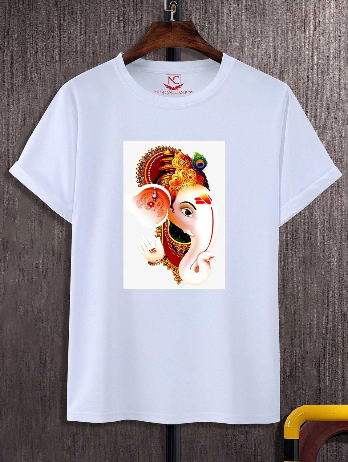 unisex white graphic printed t-shirt - 20825051 - Zoom Image - 0