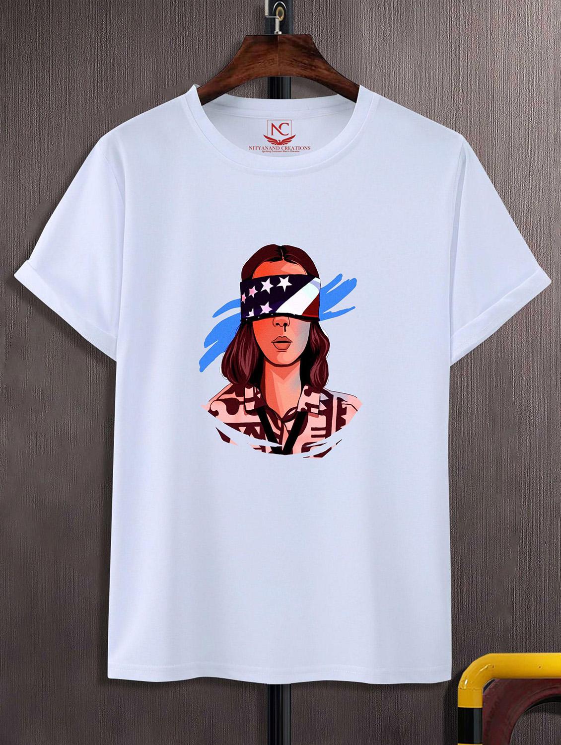 unisex white graphic printed t-shirt - 20825052 - Zoom Image - 0