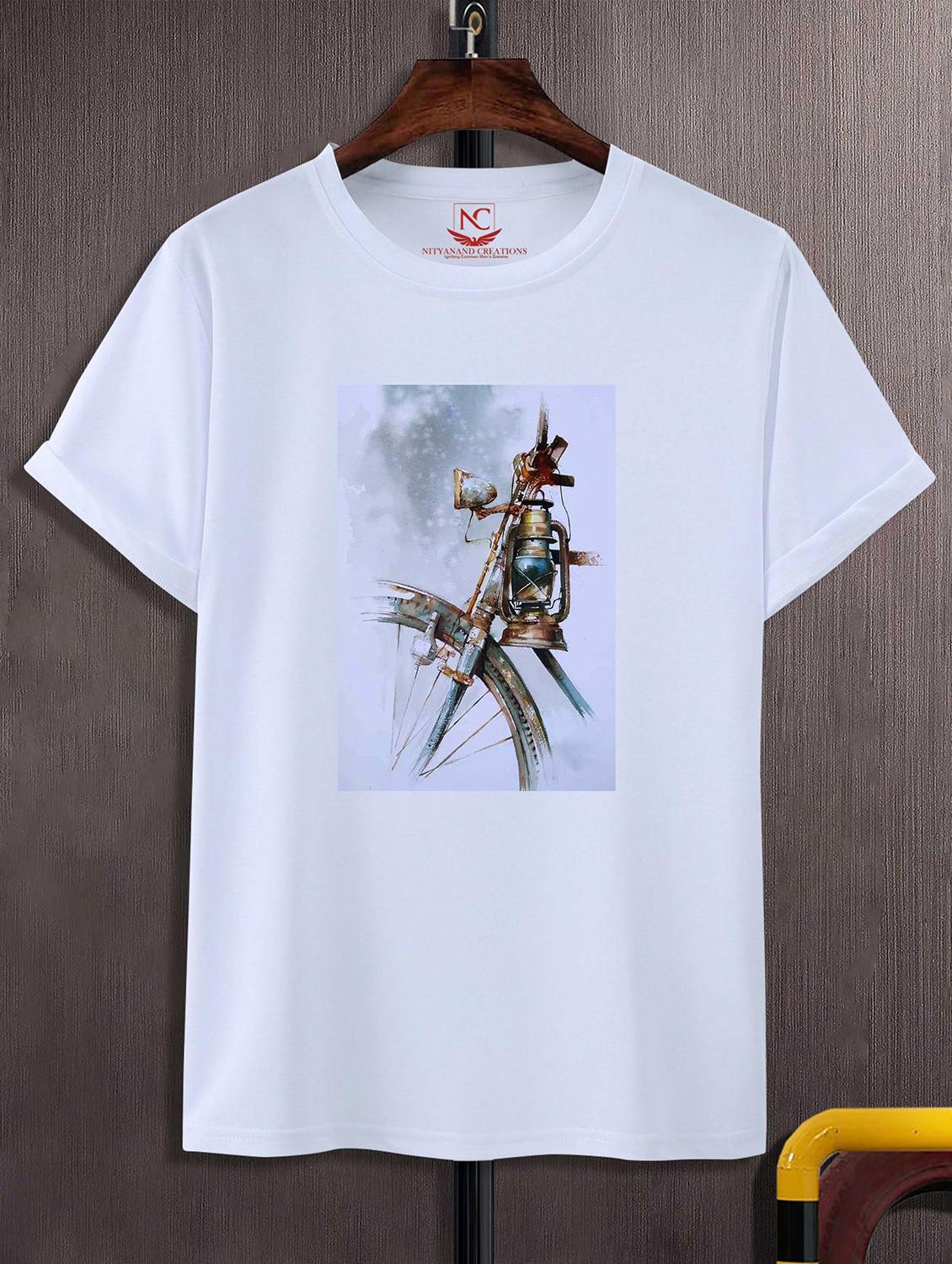 unisex white graphic printed t-shirt - 20825055 -  Zoom Image - 0
