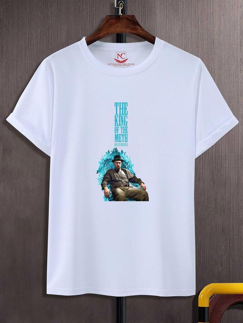 unisex white graphic printed t-shirt - 20825057 - Standard Image - 0