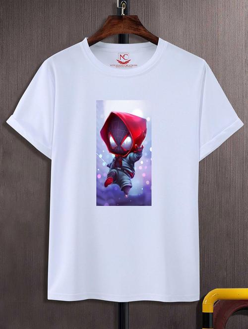 unisex white graphic printed t-shirt - 20825074 - Standard Image - 0