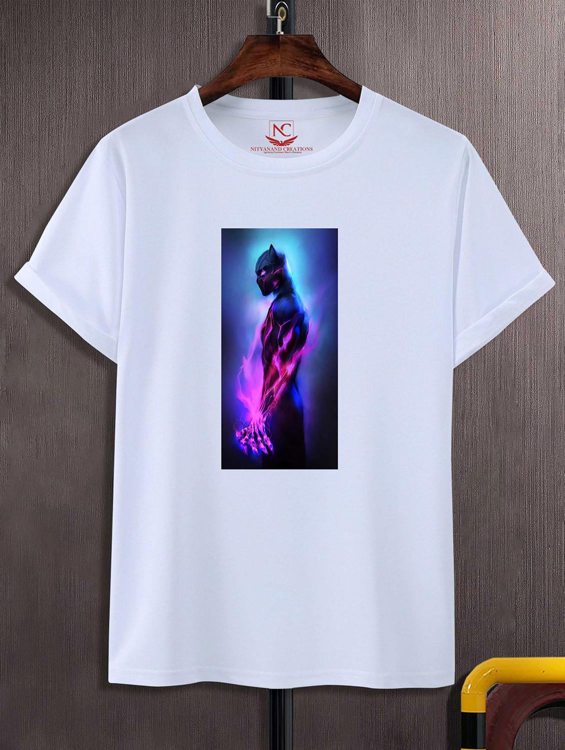 unisex white graphic printed t-shirt - 20825089 -  Zoom Image - 0