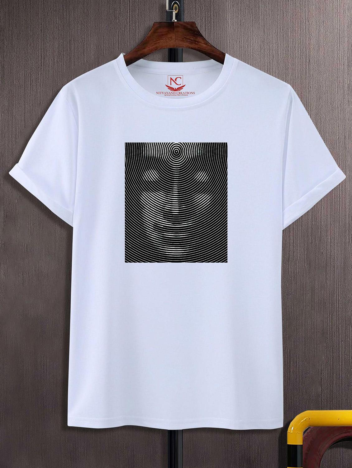 unisex white graphic printed t-shirt - 20825101 -  Zoom Image - 0