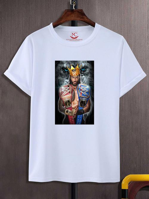 unisex white graphic printed t-shirt - 20825108 -  Standard Image - 0
