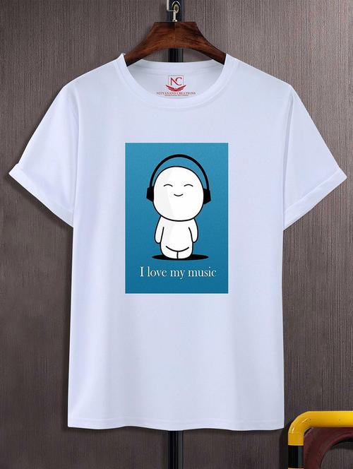 unisex white graphic printed t-shirt - 20825113 -  Standard Image - 0