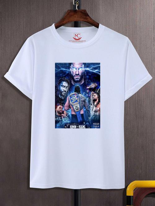 unisex white graphic printed t-shirt - 20825114 - Standard Image - 0