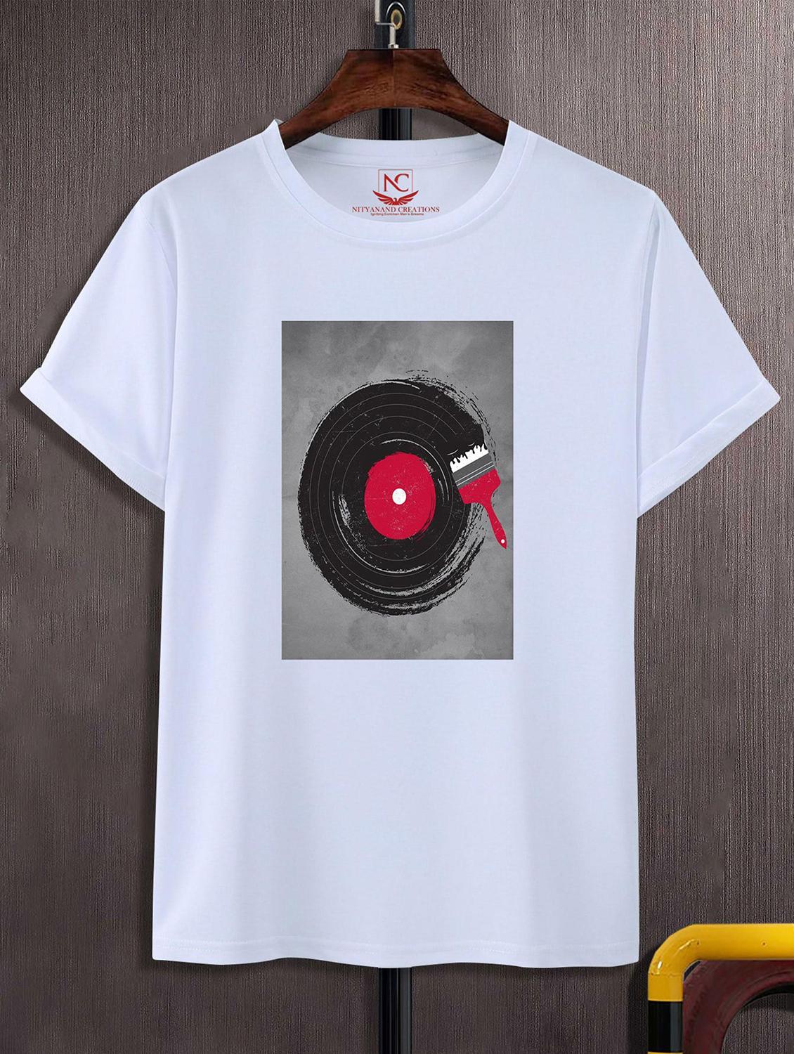unisex white graphic printed t-shirt - 20825119 -  Zoom Image - 0