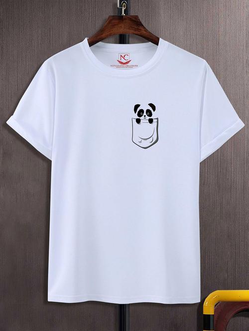 unisex white graphic printed t-shirt - 20825132 -  Standard Image - 0