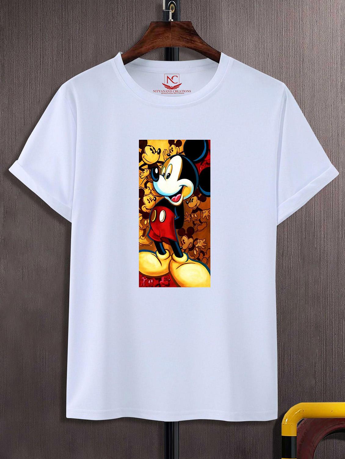 unisex white graphic printed t-shirt - 20825138 - Zoom Image - 0