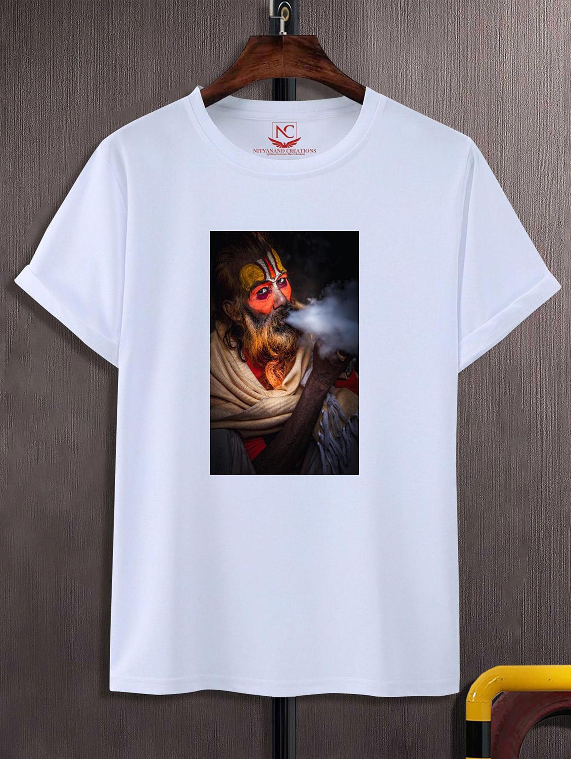 unisex white graphic printed t-shirt - 20825142 - Zoom Image - 0