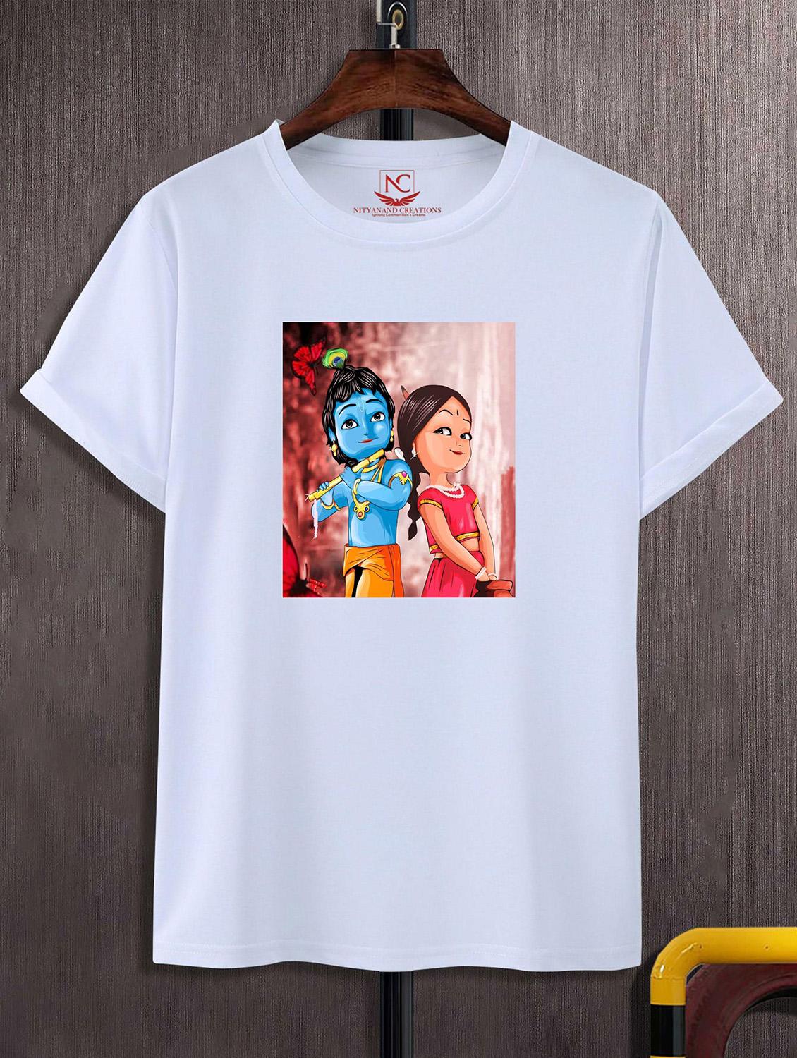 unisex white graphic printed t-shirt - 20825147 - Zoom Image - 0