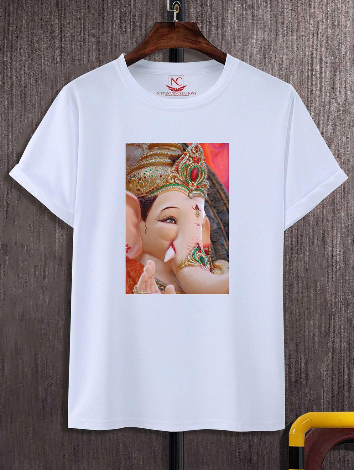 unisex white graphic printed t-shirt - 20825158 -  Zoom Image - 0