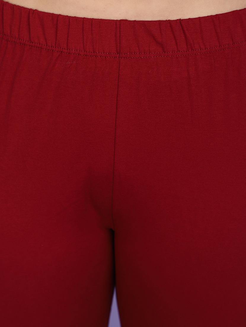 women solid full length legging - 20825625 - Standard Image - 5