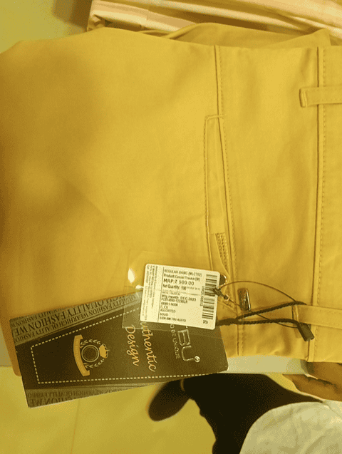 assorted satin casual trousers - 20825724 - Standard Image - 0