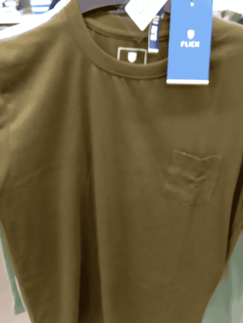 olive poly cotton tshirt - 20826500 - Zoom Image - 0
