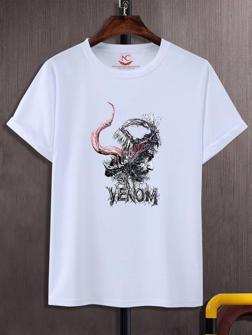 graphic printed round neck unisex t-shirt - 20827776 - Standard Image - 0