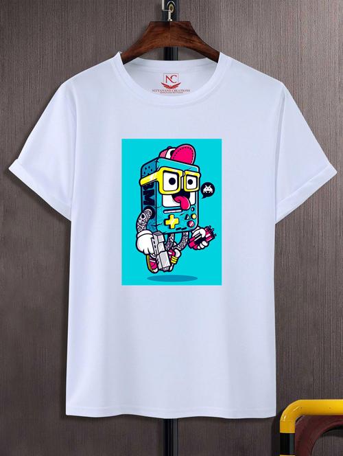 graphic printed round neck unisex t-shirt - 20828758 - Standard Image - 0