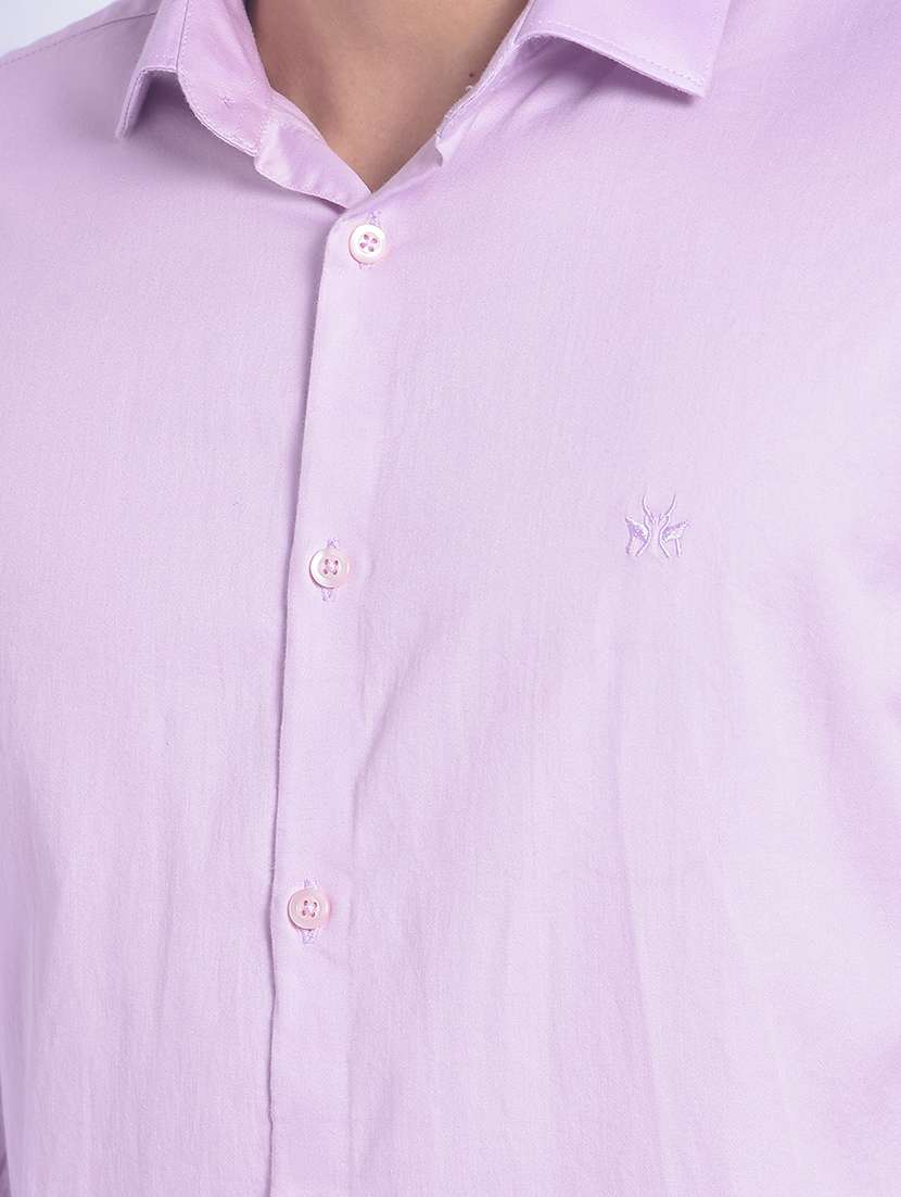 Pink Cotton Casual Shirt - 20829870 -  Standard Image - 5