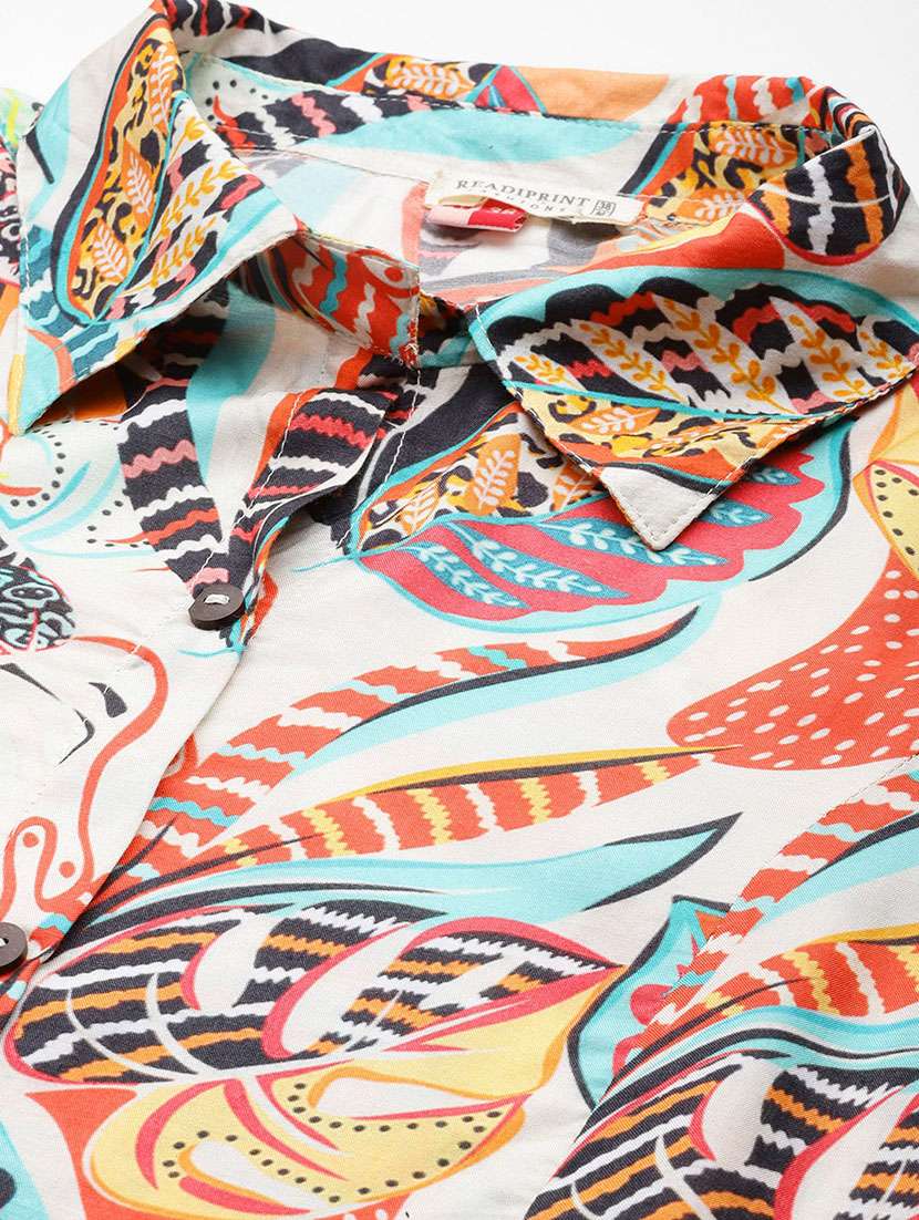 multi colored silk coord set - 20829957 -  Standard Image - 5