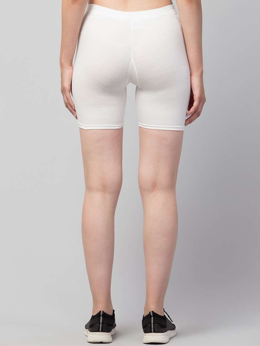 women solid sports shorts - 20830082 - Standard Image - 3