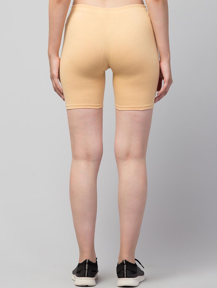 women solid sports shorts - 20830110 - Standard Image - 3