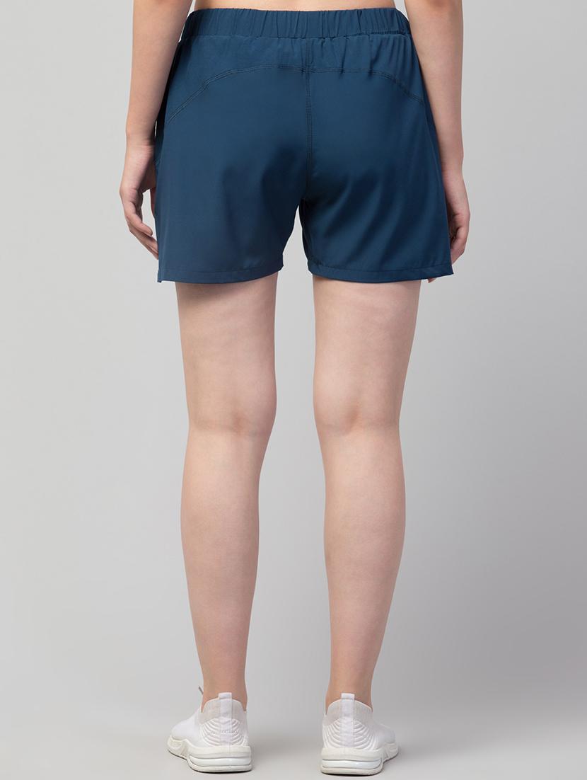 women mid rise placement printed sports shorts - 20830150 - Standard Image - 3
