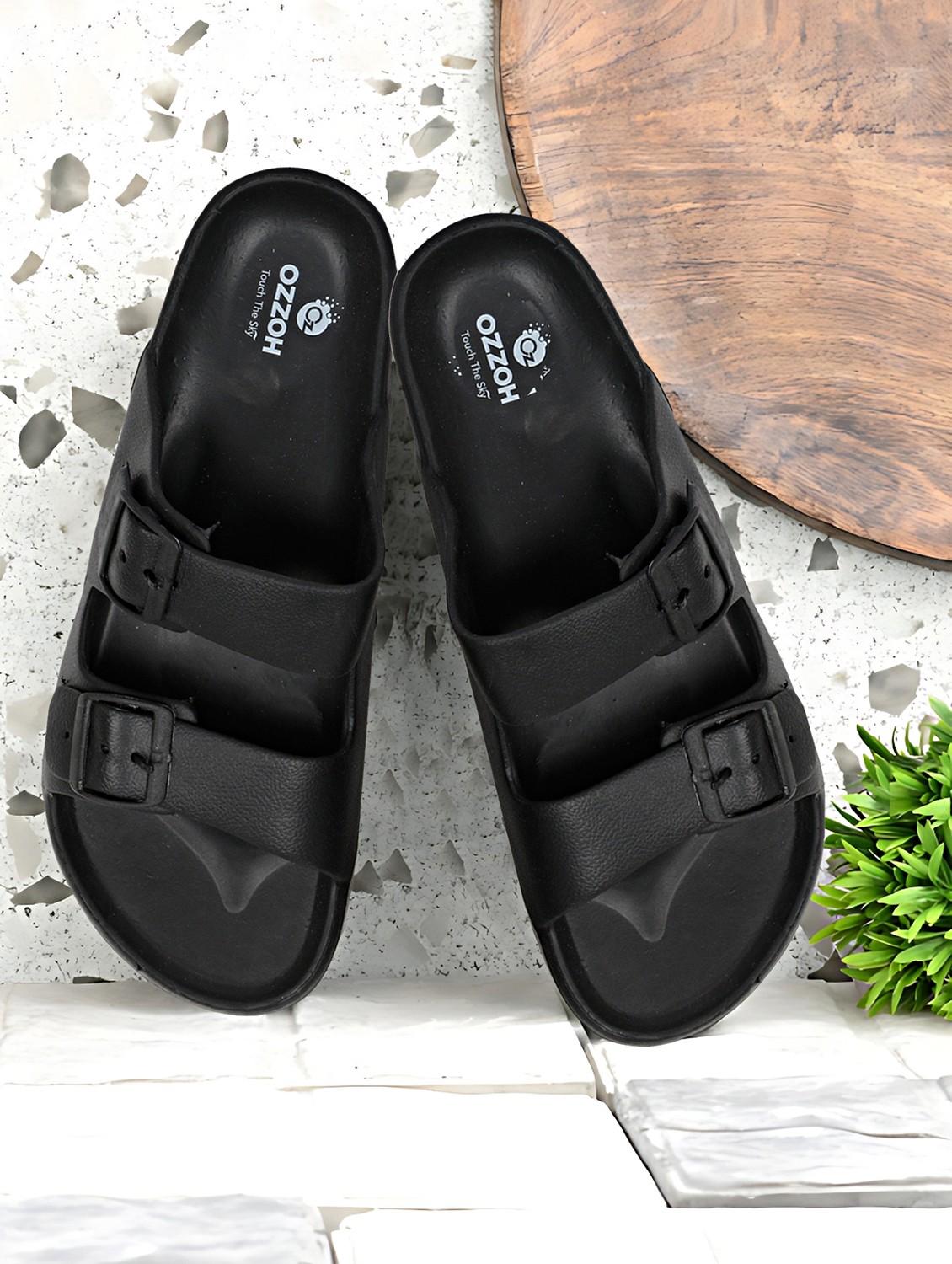 black eva slip on flip flops - 20830722 - Zoom Image - 0