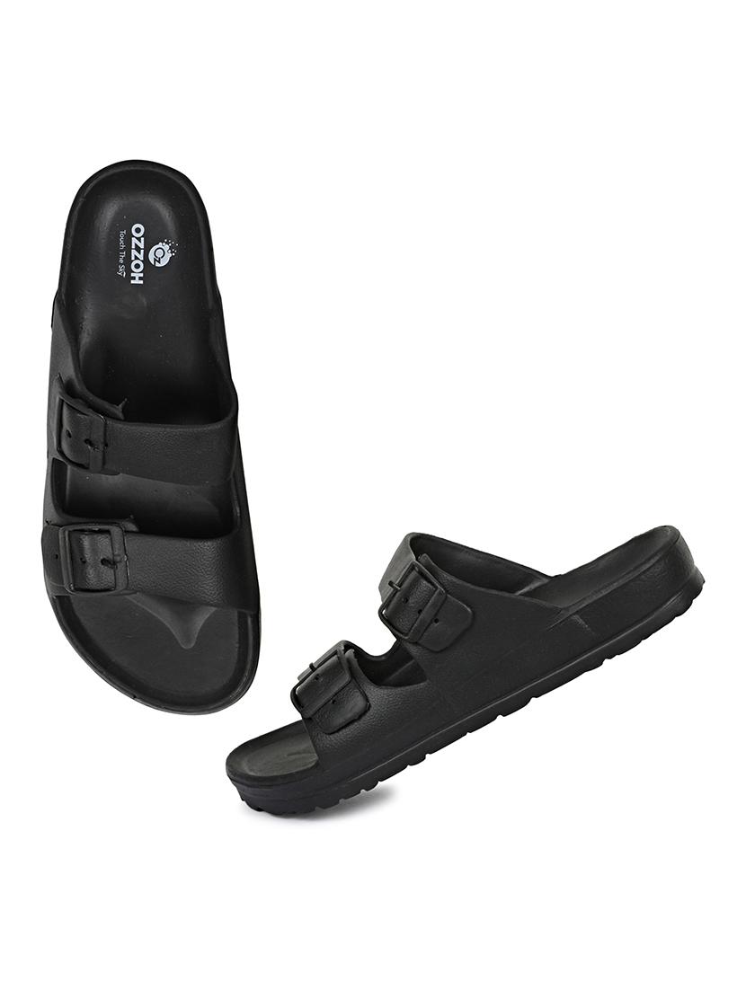 black eva slip on flip flops - 20830722 - Standard Image - 3