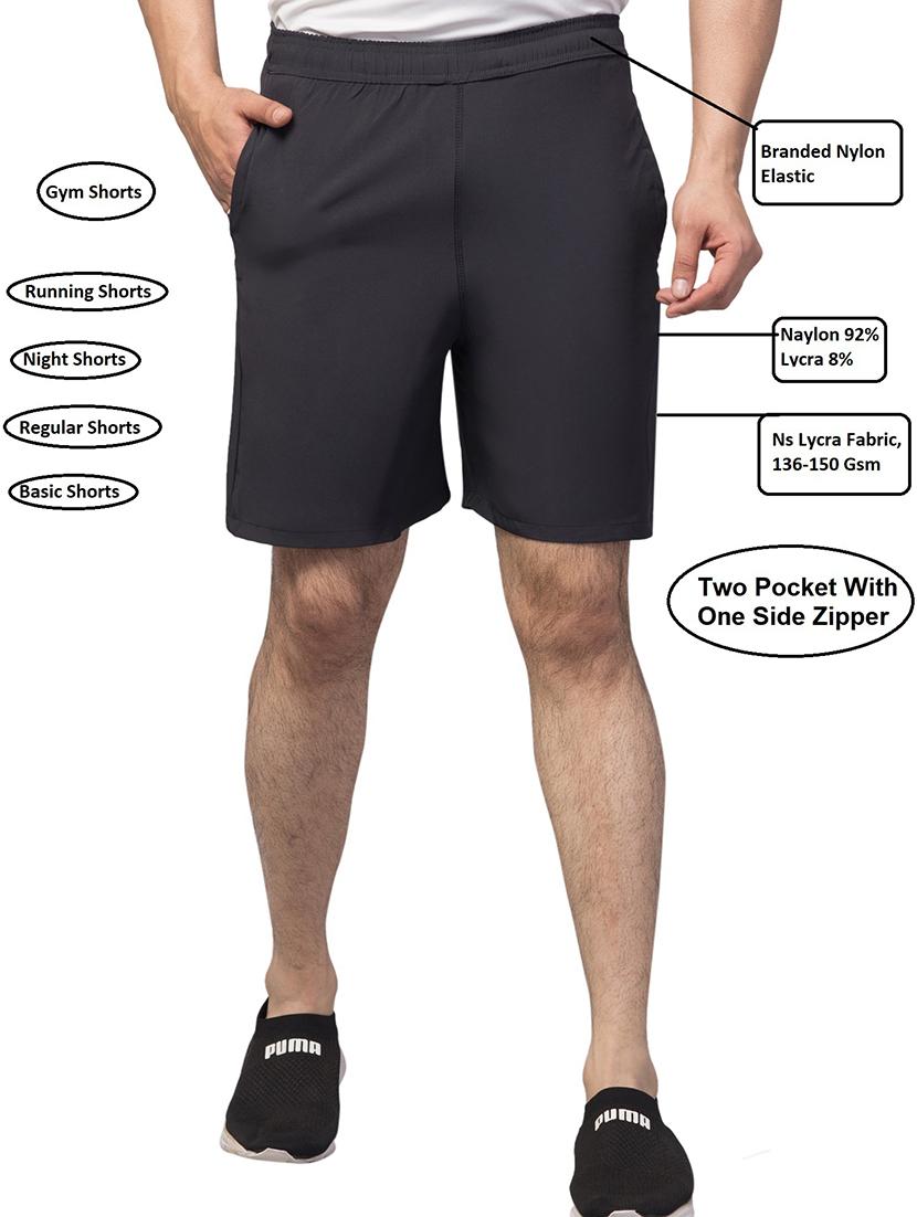 men mid rise solid shorts - 20830744 - Standard Image - 3