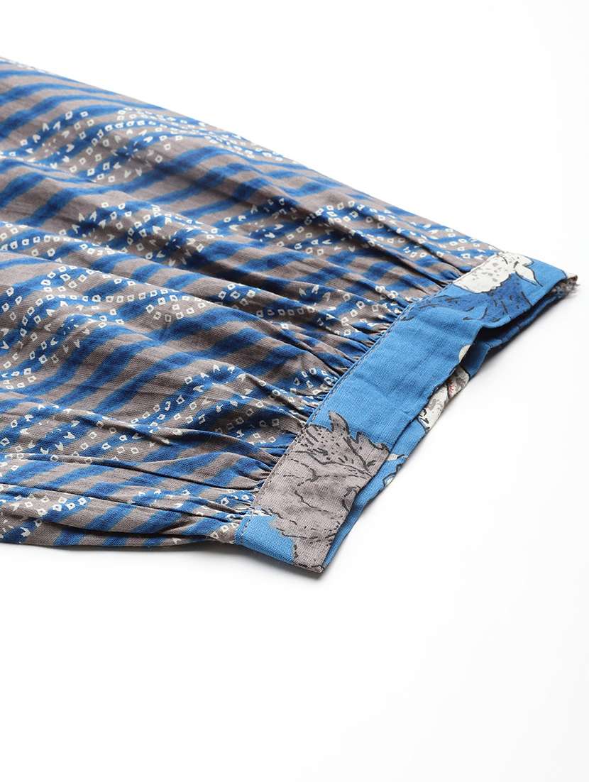 women three quarter sleeve kurta salwar with dupatta set - 20831177 -  Standard Image - 5