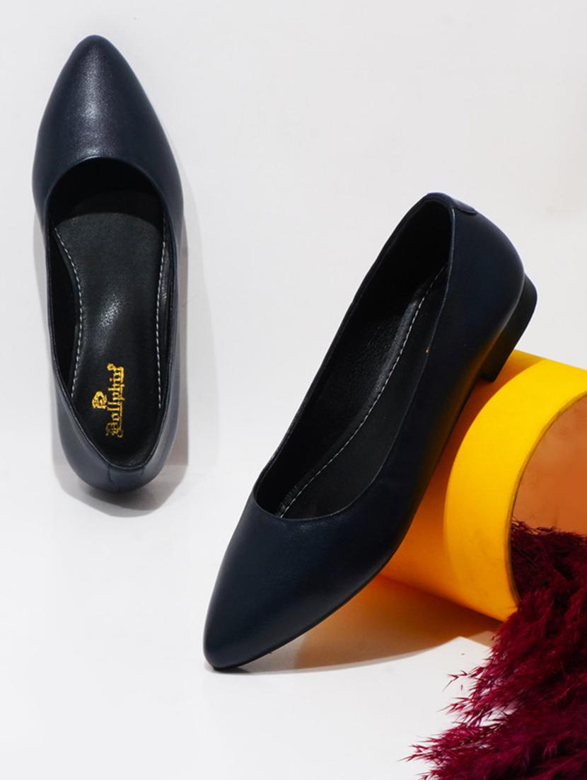 women navy blue slip on ballerina - 20831276 -  Zoom Image - 0