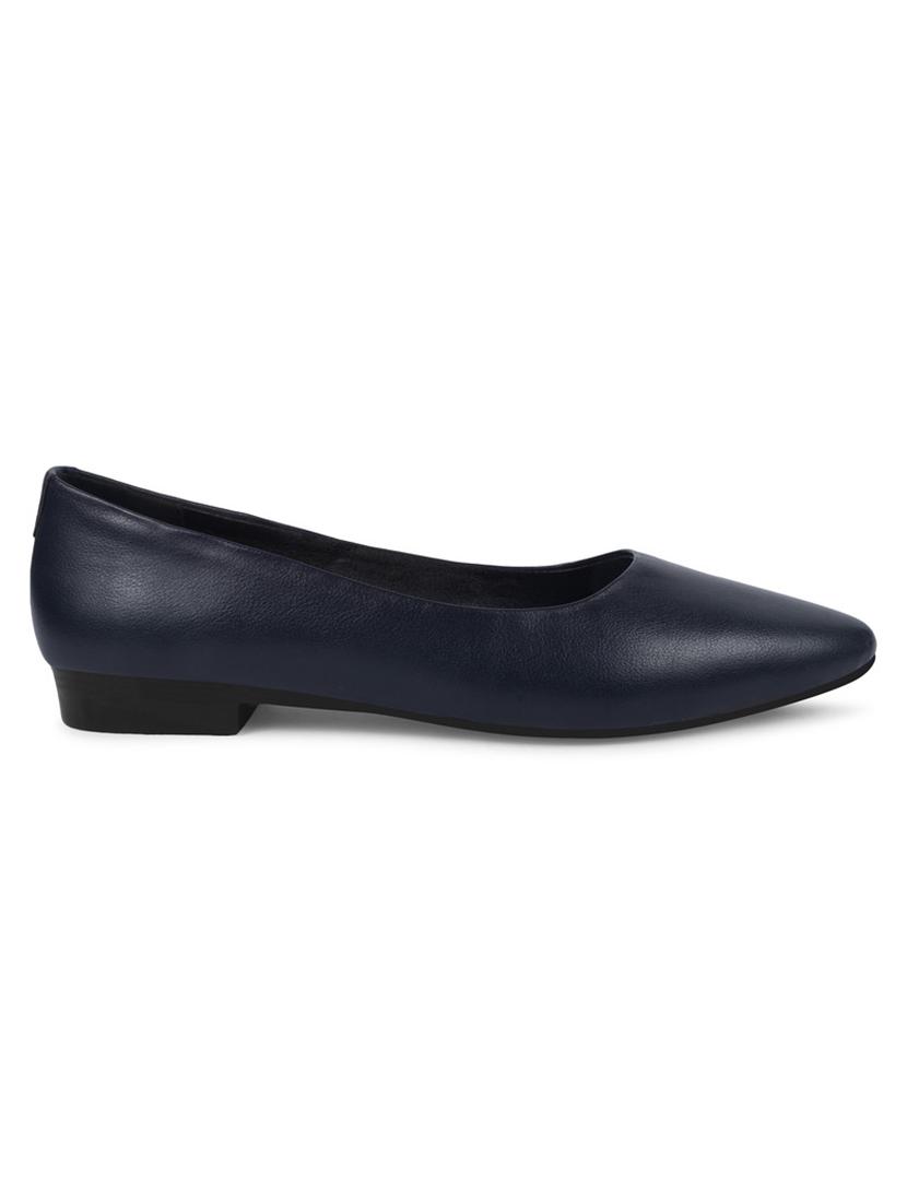 women navy blue slip on ballerina - 20831276 - Standard Image - 3