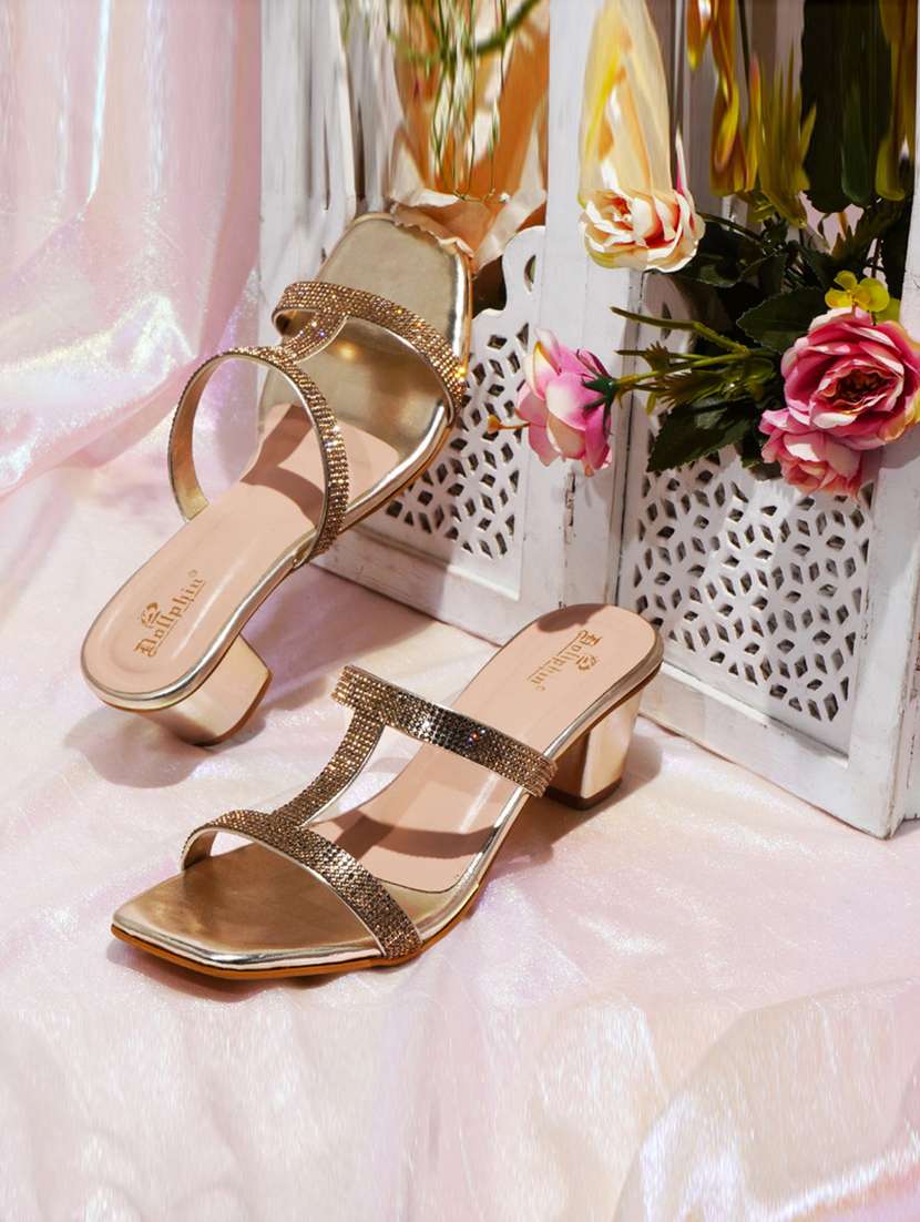 women slip on block heel sandal - 20831288 - Zoom Image - 0