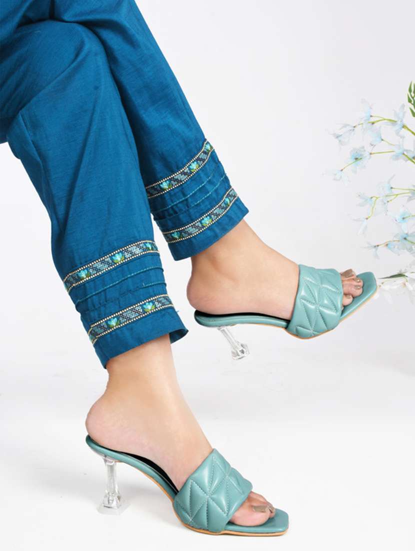 women slip on heel sandal - 20831302 -  Standard Image - 5