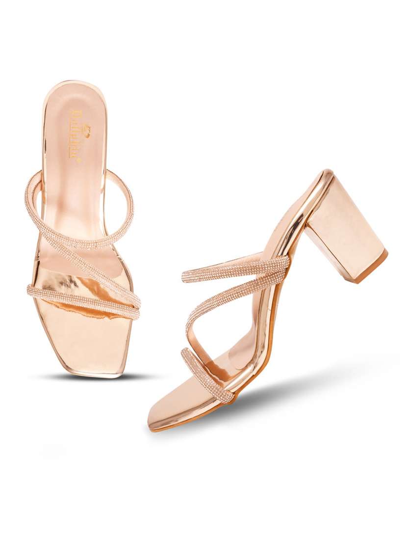 women slip on block heel sandal - 20831309 - Standard Image - 3