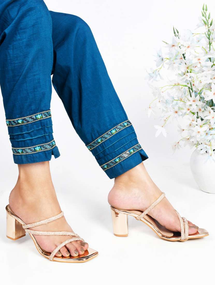 women slip on block heel sandal - 20831309 - Standard Image - 5