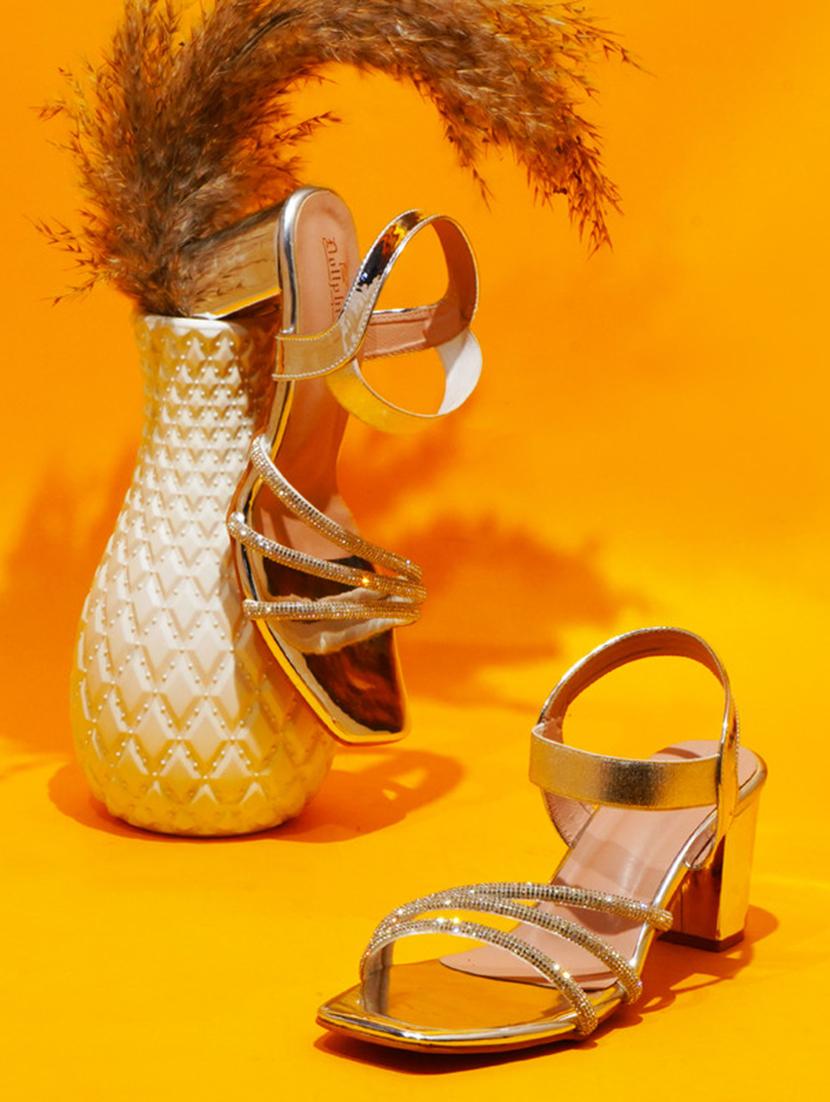 women back strap block heel sandal - 20831311 - Zoom Image - 0