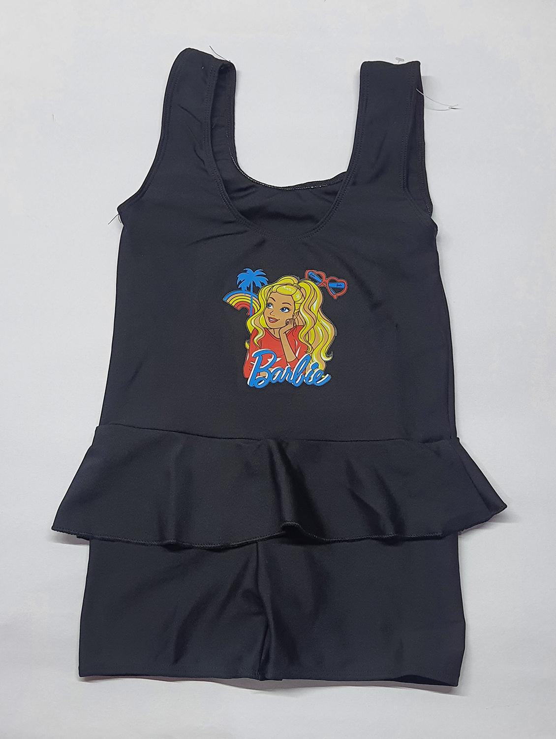 black front print functional swimsuit - 20837352 -  Zoom Image - 0