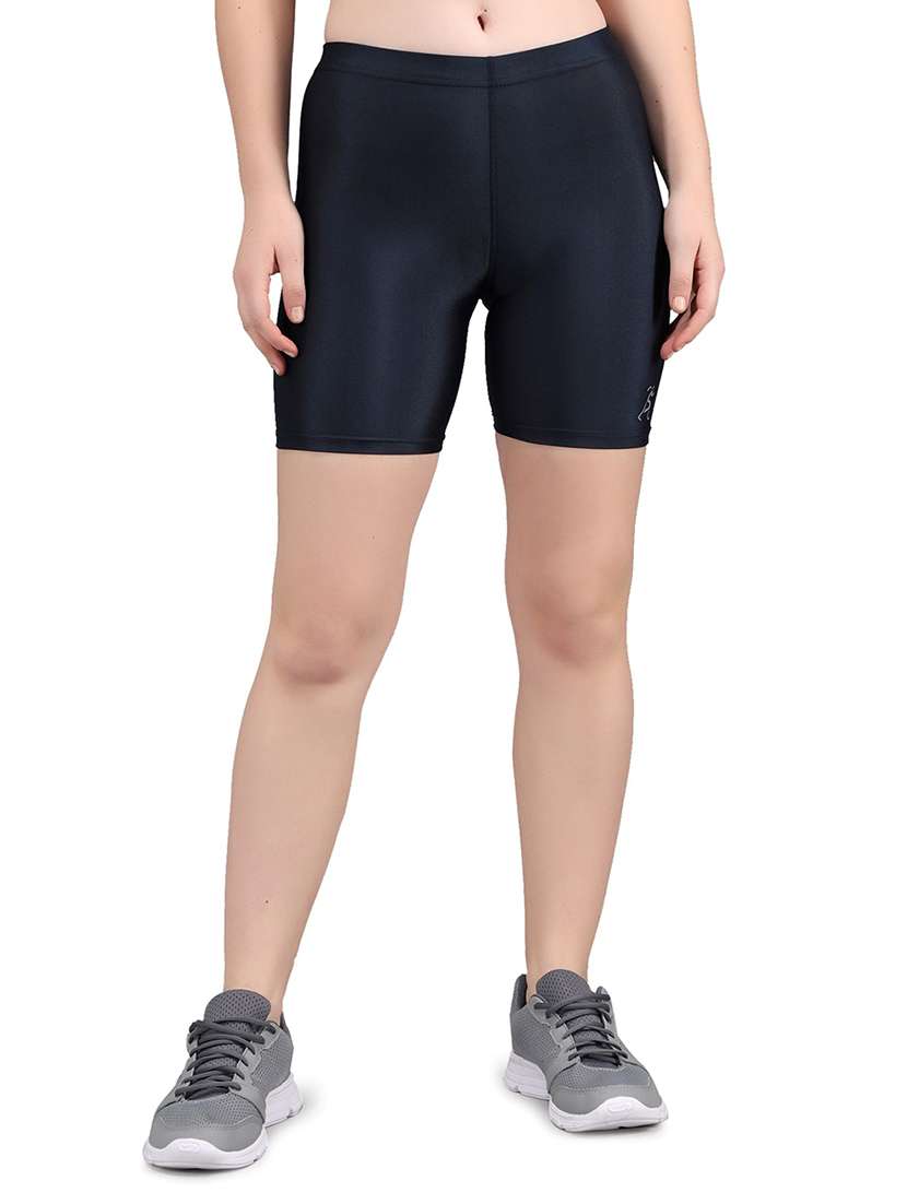 women lycra blend sports shorts - 20837555 - Zoom Image - 0