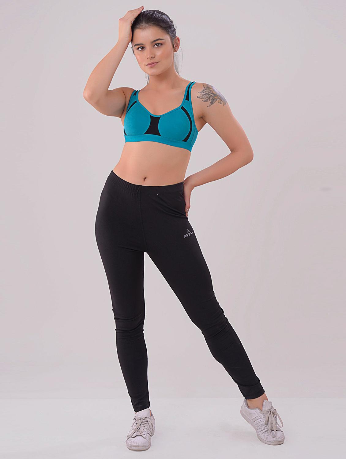 women color block sports bra - 20838560 - Standard Image - 3