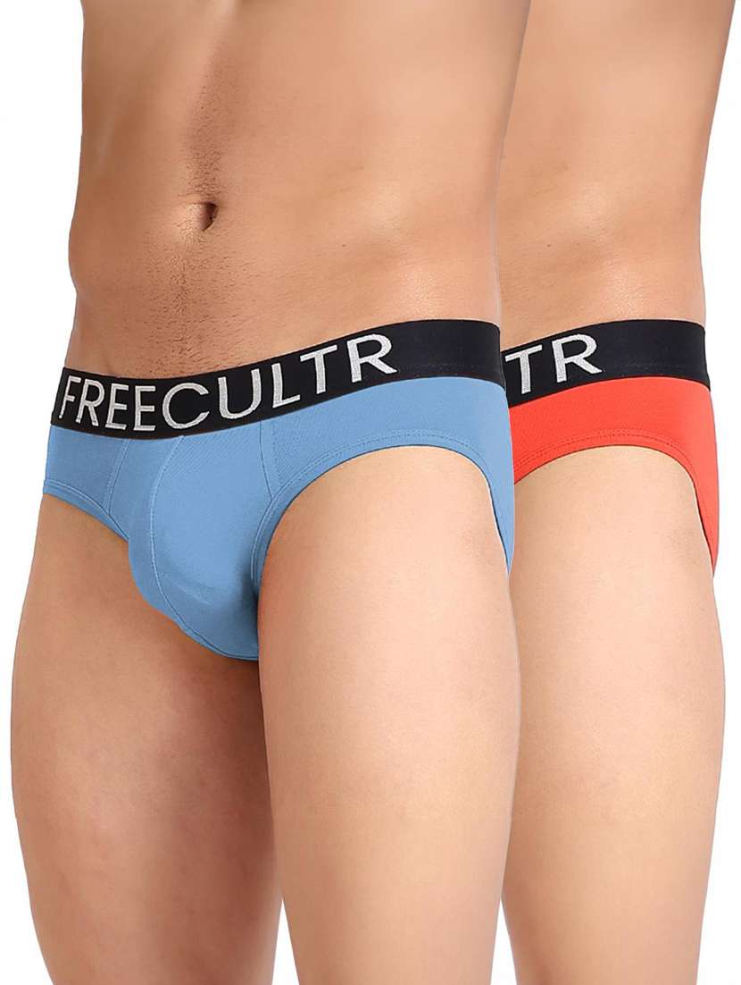 men pack of 2 pure cotton hipster briefs