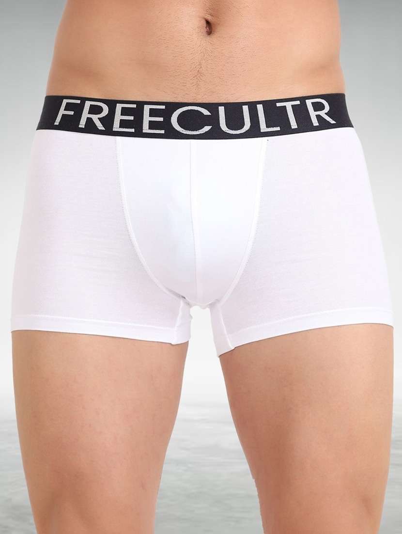 white pure cotton brief