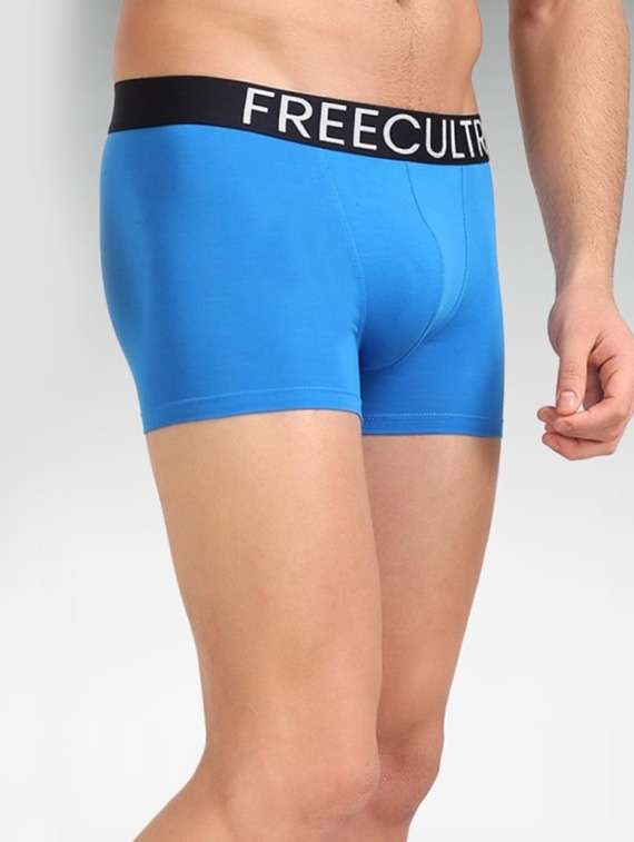 men pack of 2 pure cotton trunks briefs - 20839999 -  Standard Image - 5