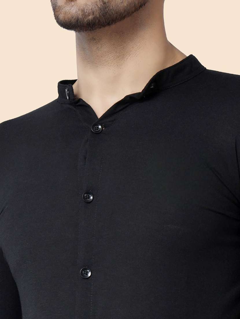 men solid cotton casual shirt - 20840690 -  Standard Image - 5