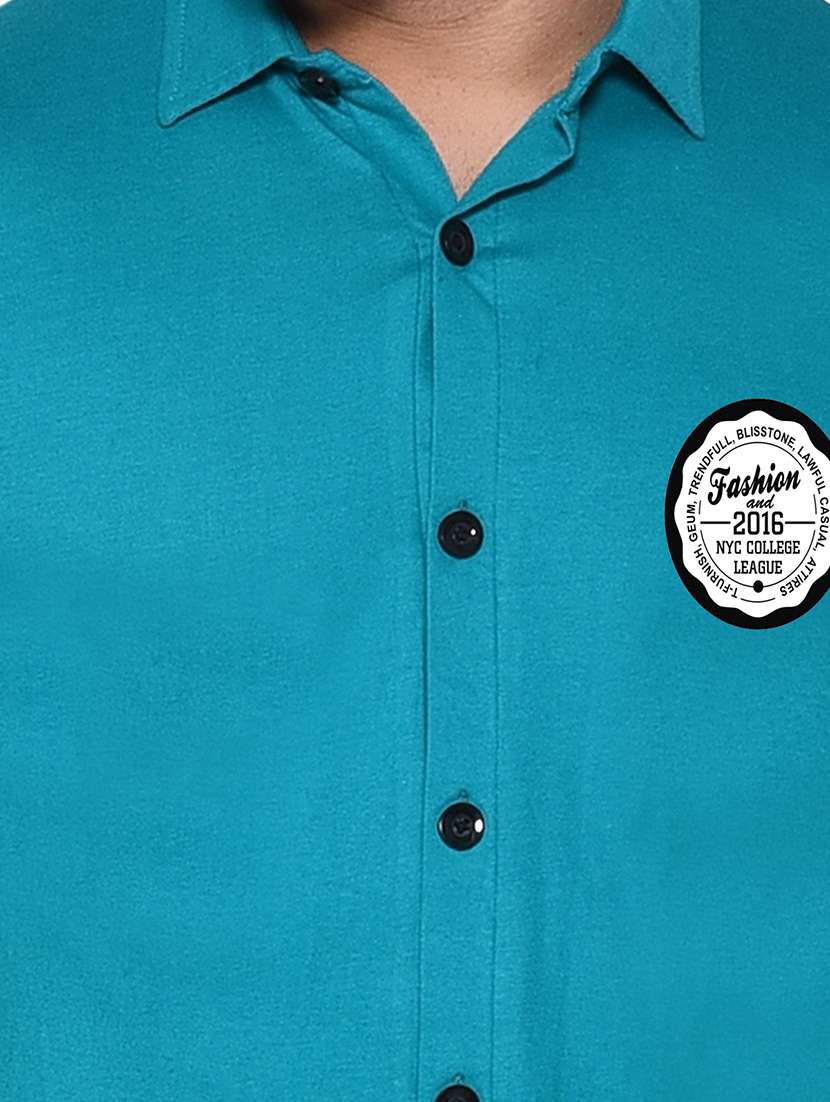 men color block cotton casual shirt - 20840739 -  Standard Image - 5